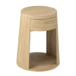 Nachtkastje Drawn Mangohout beige