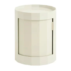 Nachtkastje Facet Low eggshell