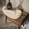Nachtkastje Limestone Houtlook Links