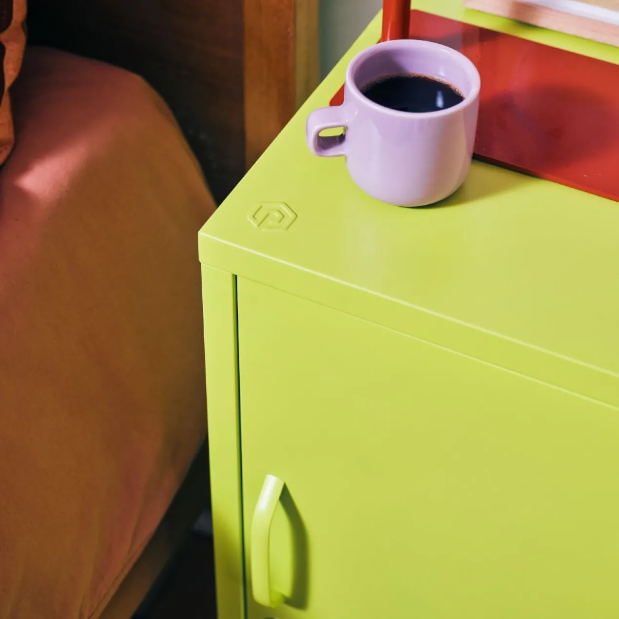 Nachtkastje Sugar Cube cyber lime