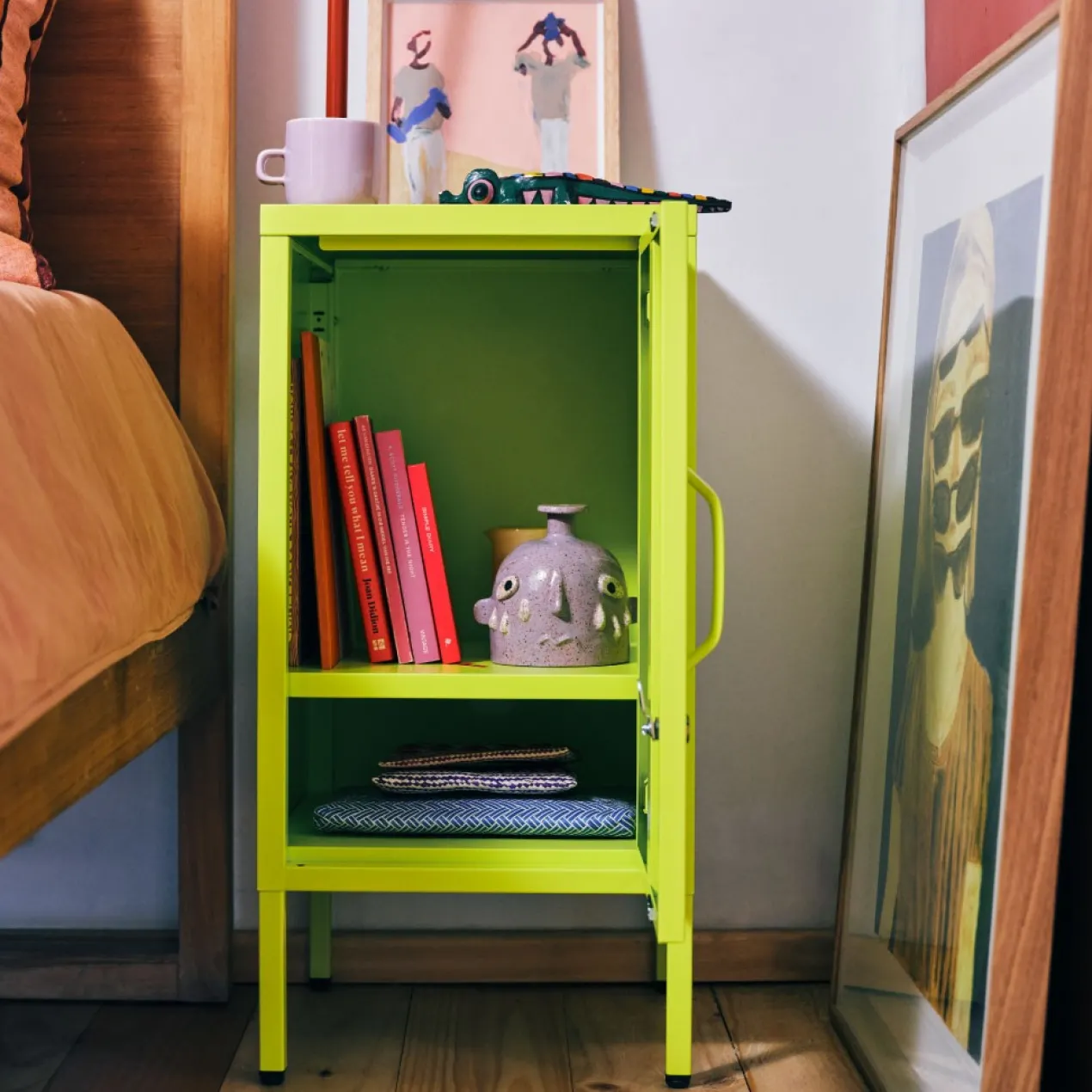 Nachtkastje Sugar Cube cyber lime