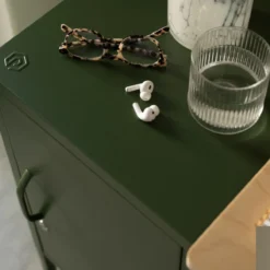 Nachtkastje Sugar Cube dark olive