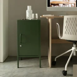 Nachtkastje Sugar Cube dark olive