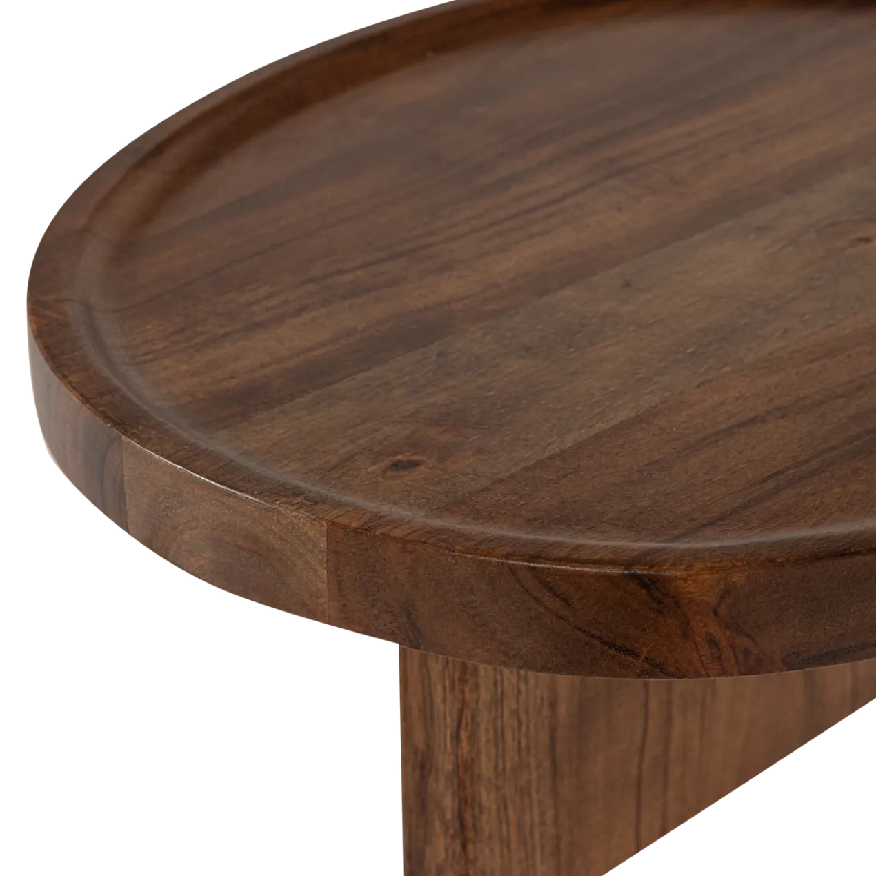 Naro dienbladtafel mangohout bruin