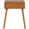 Nelo nachtkastje/bijzettafel hout bruin [fsc]
