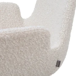 Nena-Eef eetkamerstoel bouclé beige