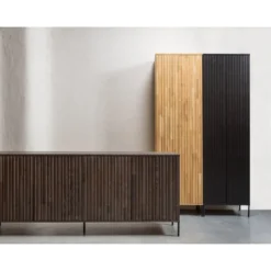 New gravure dressoir 200 cm essen fineer espresso [fsc]