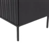 New gravure wandkast grenen zwart [fsc]