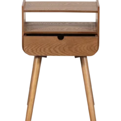 Nils nachtkastje/bijzettafel hout naturel [fsc]