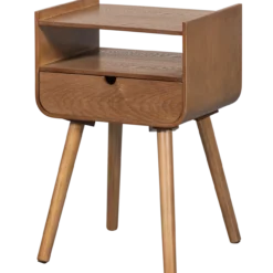 Nils nachtkastje/bijzettafel hout naturel [fsc]