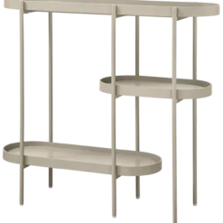 Noan sidetable hout/metaal antiek beige