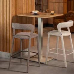 Noble barstoel taupe