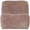 Nomu fauteuil craquele velvet lichtroze [fsc]
