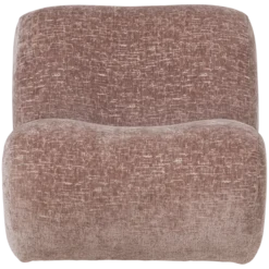 Nomu fauteuil craquele velvet lichtroze [fsc]