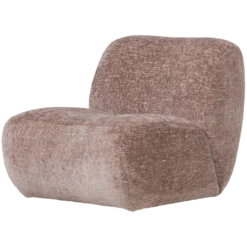 Nomu fauteuil craquele velvet lichtroze [fsc]