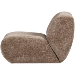 Nomu fauteuil craquele velvet lichtbruin [fsc]