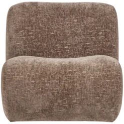 Nomu fauteuil craquele velvet lichtbruin [fsc]