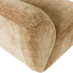 Nomu fauteuil craquele velvet lichtgeel [fsc]