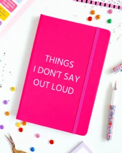 Notitieboek Things I don't say