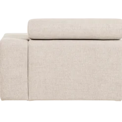 Novi chaise longue element arm rechts boucle naturel