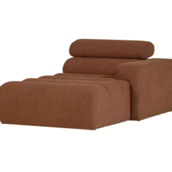 Novi chaise longue element arm rechts boucle terra