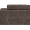 Novi chaise longue element arm rechts ribstof grijsbruin