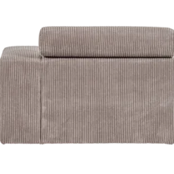Novi chaise longue element arm rechts ribstof zand