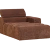 Novi chaise longue element arm rechts ribstof terra