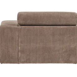 Novi chaise longue element arm rechts ribstof taupe
