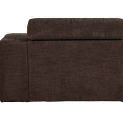 Novi chaise longue element arm rechts donkerbruin melange