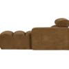 Novi chaise longue element arm rechts karamelbruin melange