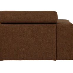 Novi 1-zits element arm links boucle mokkabruin