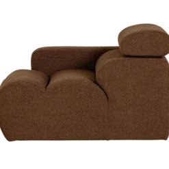 Novi 1-zits element arm links boucle mokkabruin