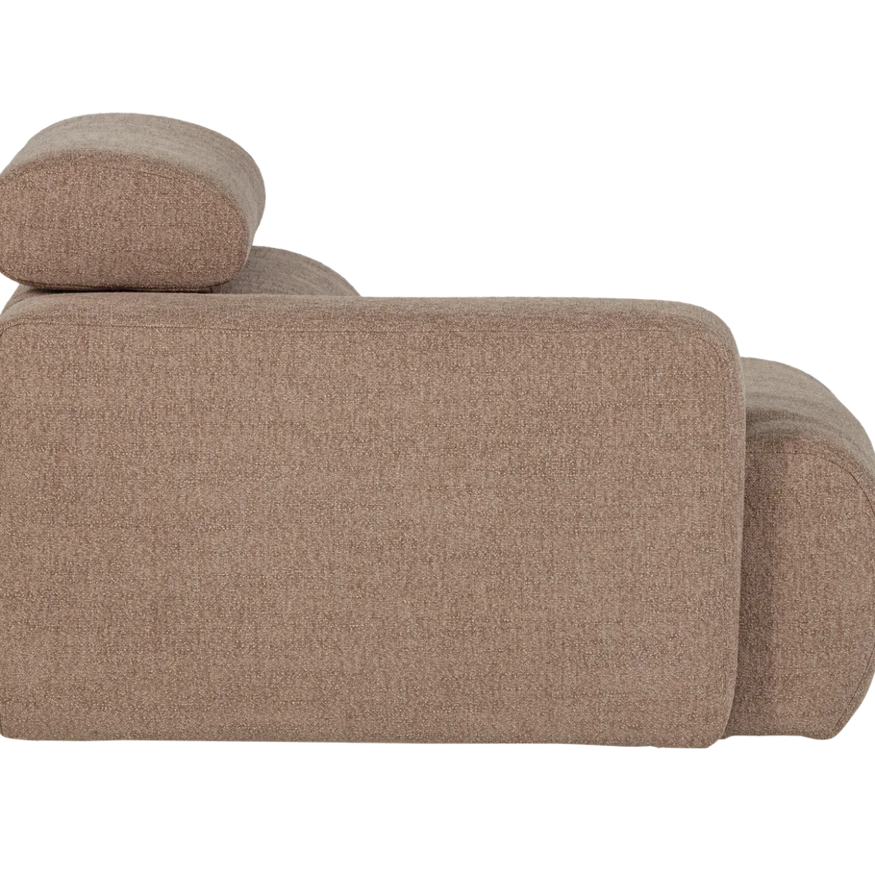 Novi 1-zits element arm links boucle taupe