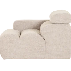 Novi 1-zits element arm links boucle naturel