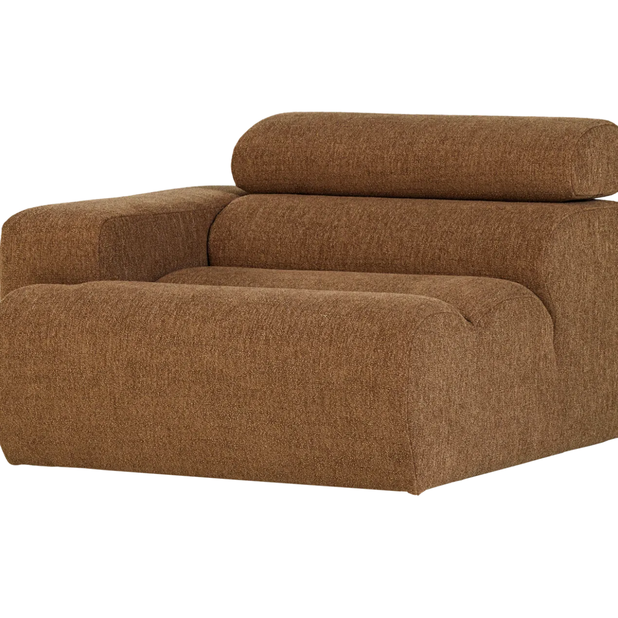 Novi 1-zits element arm links boucle karamelbruin