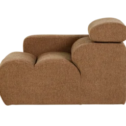 Novi 1-zits element arm links boucle karamelbruin