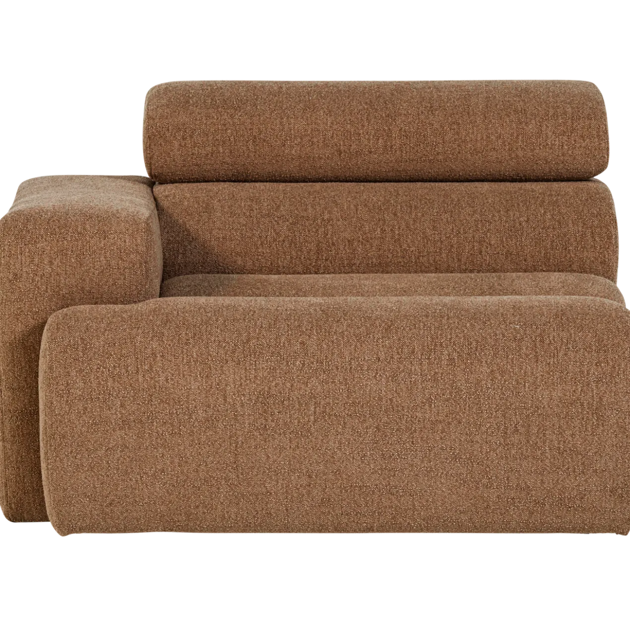 Novi 1-zits element arm links boucle karamelbruin