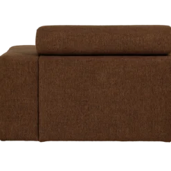 Novi 1-zits element arm rechts boucle mokkabruin