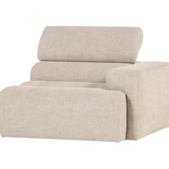 Novi 1-zits element arm rechts boucle naturel