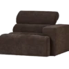 Novi 1-zits element arm rechts donkerbruin melange