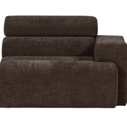 Novi 1-zits element arm rechts donkerbruin melange