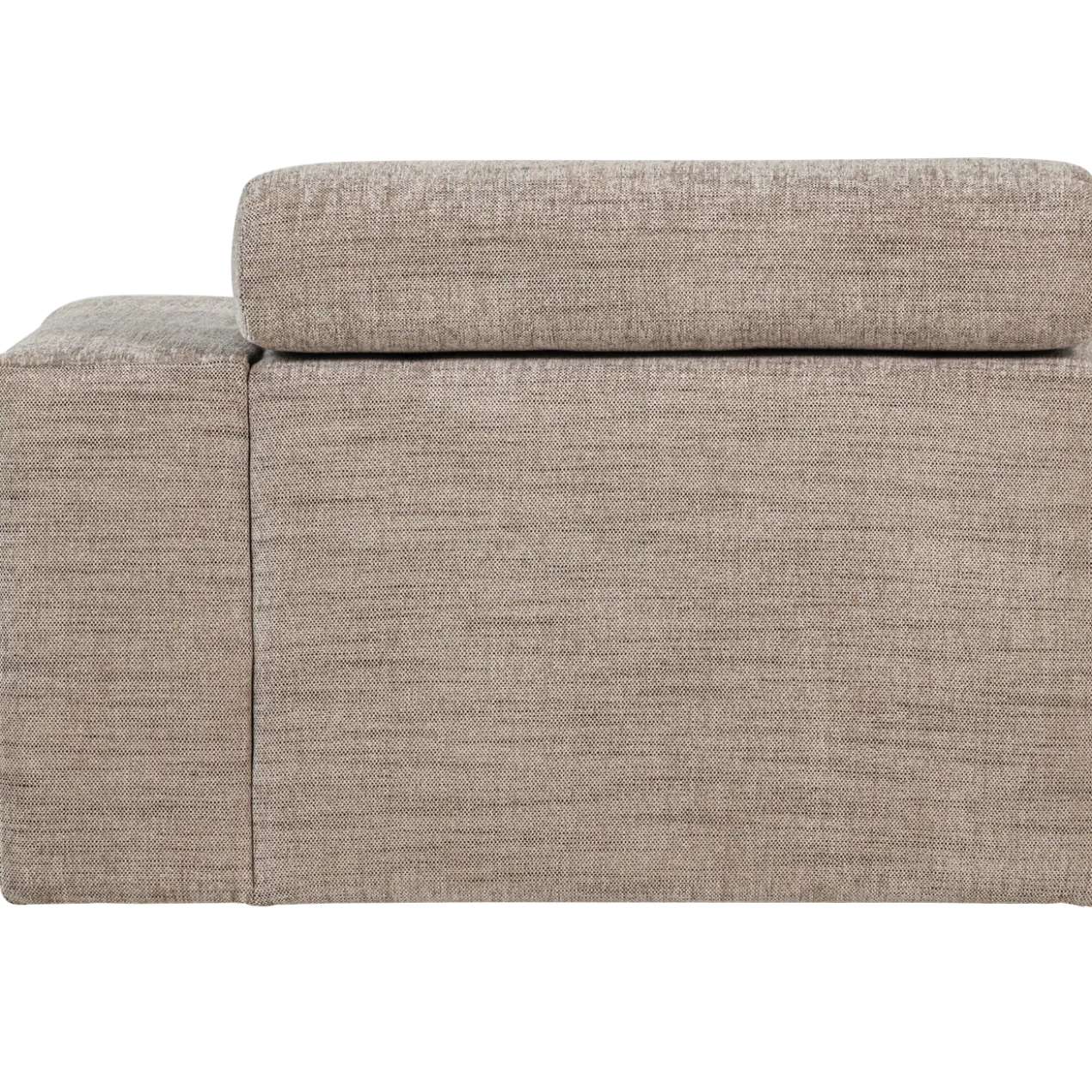 Novi 1-zits element arm rechts naturel melange