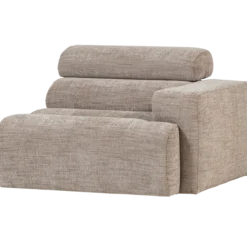 Novi 1-zits element arm rechts naturel melange