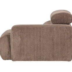 Novi 1-zits element arm rechts ribstof taupe