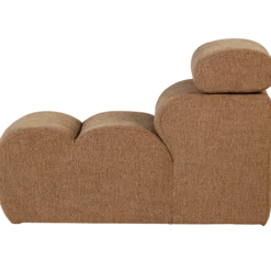 Novi 1-zits element boucle karamelbruin