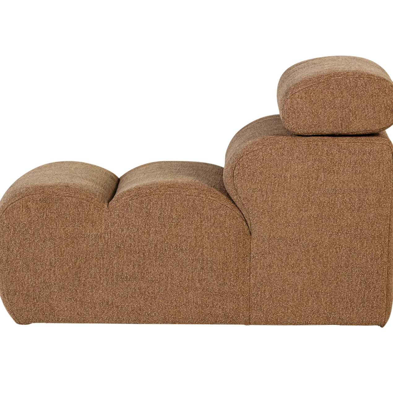 Novi 1-zits element boucle karamelbruin
