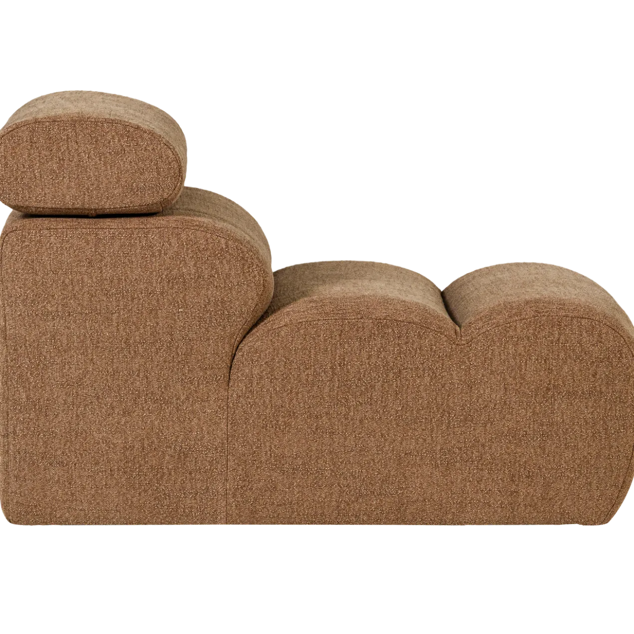 Novi 1-zits element boucle karamelbruin