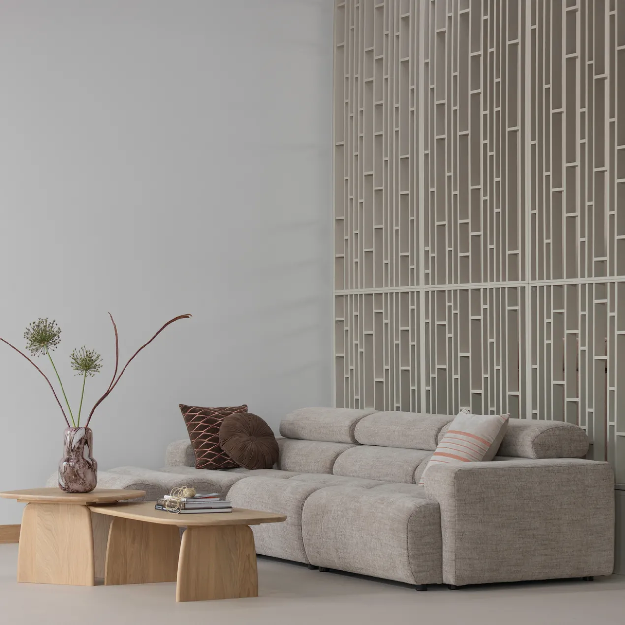 Novi 1-zits element boucle naturel