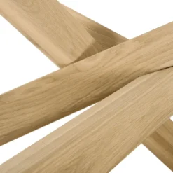 Oak Mikado eettafel - rond 150 - eiken